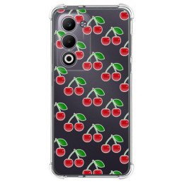 Funda Silicona Antigolpes para Oppo A5m / A5 4G / 5G diseño Cerezas Dibujos