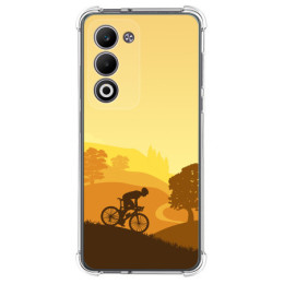 Funda Silicona Antigolpes para Oppo A5m / A5 4G / 5G diseño Ciclista Dibujos