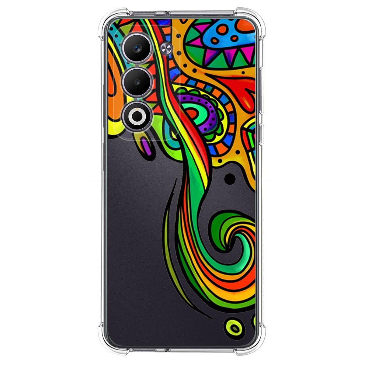 Funda Silicona Antigolpes para Oppo A5m / A5 4G / 5G diseño Colores Dibujos