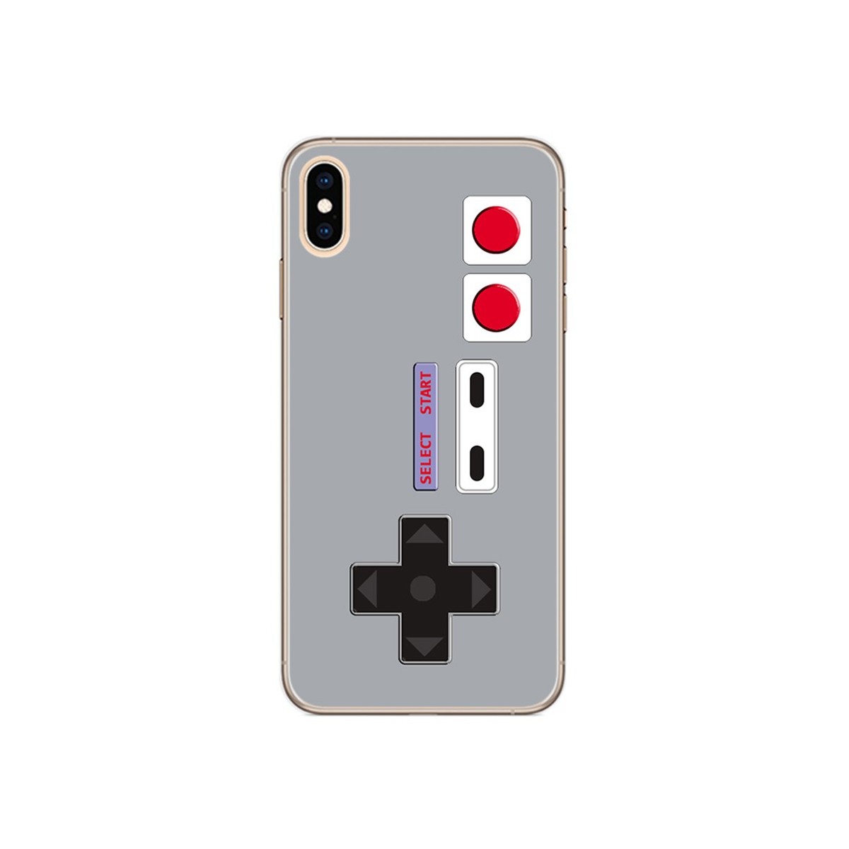 Funda Gel Tpu para Iphone XS Max Diseño Consola Dibujos