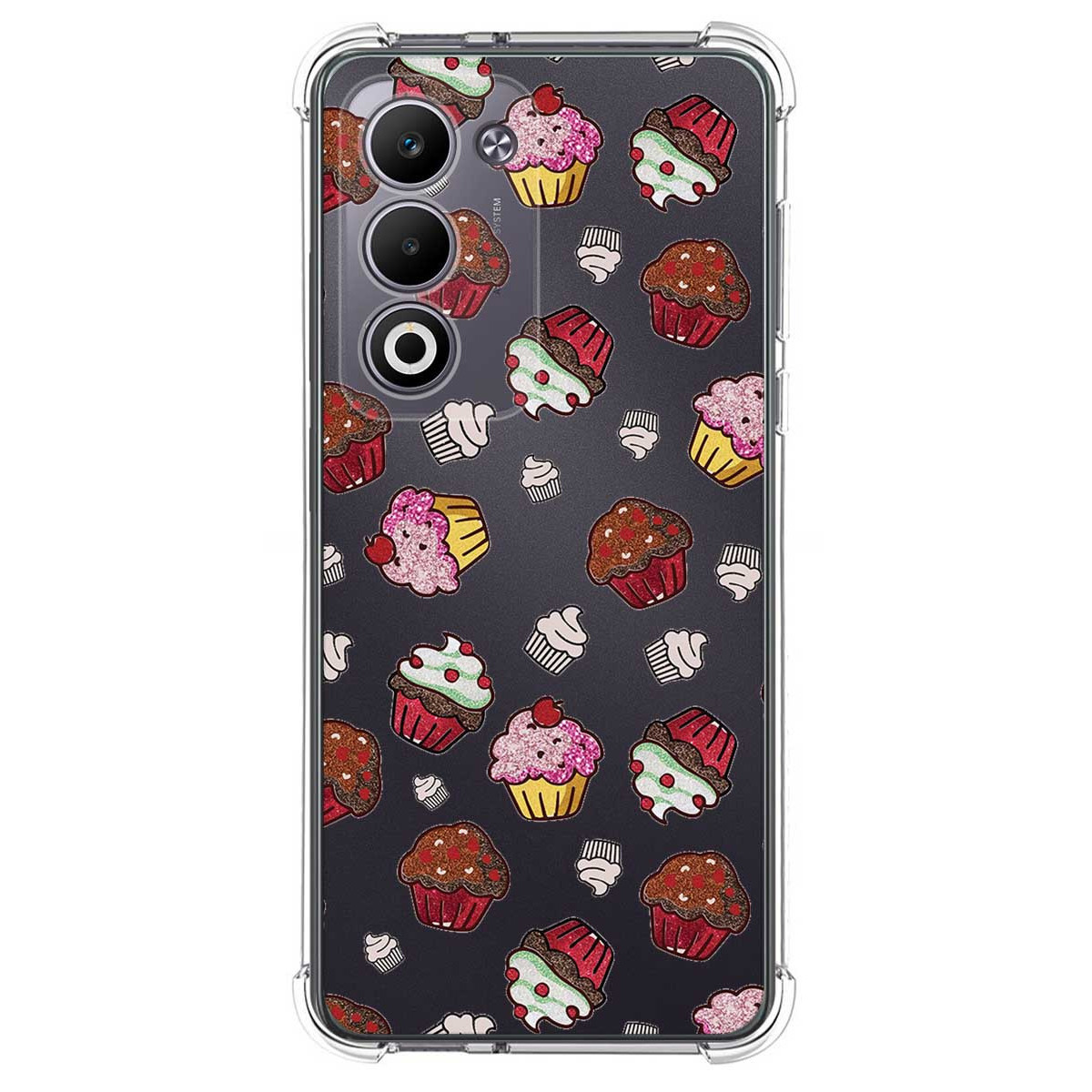 Funda Silicona Antigolpes para Oppo A5m / A5 4G / 5G diseño Muffins Dibujos