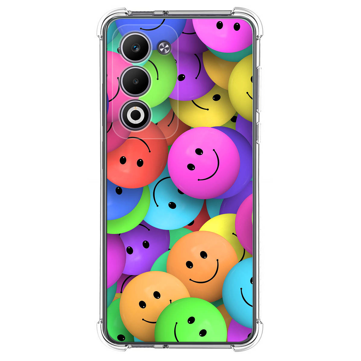 Funda Silicona Antigolpes para Oppo A5m / A5 4G / 5G diseño Smile Dibujos
