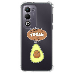 Funda Silicona Antigolpes para Oppo A5m / A5 4G / 5G diseño Vegan Life Dibujos