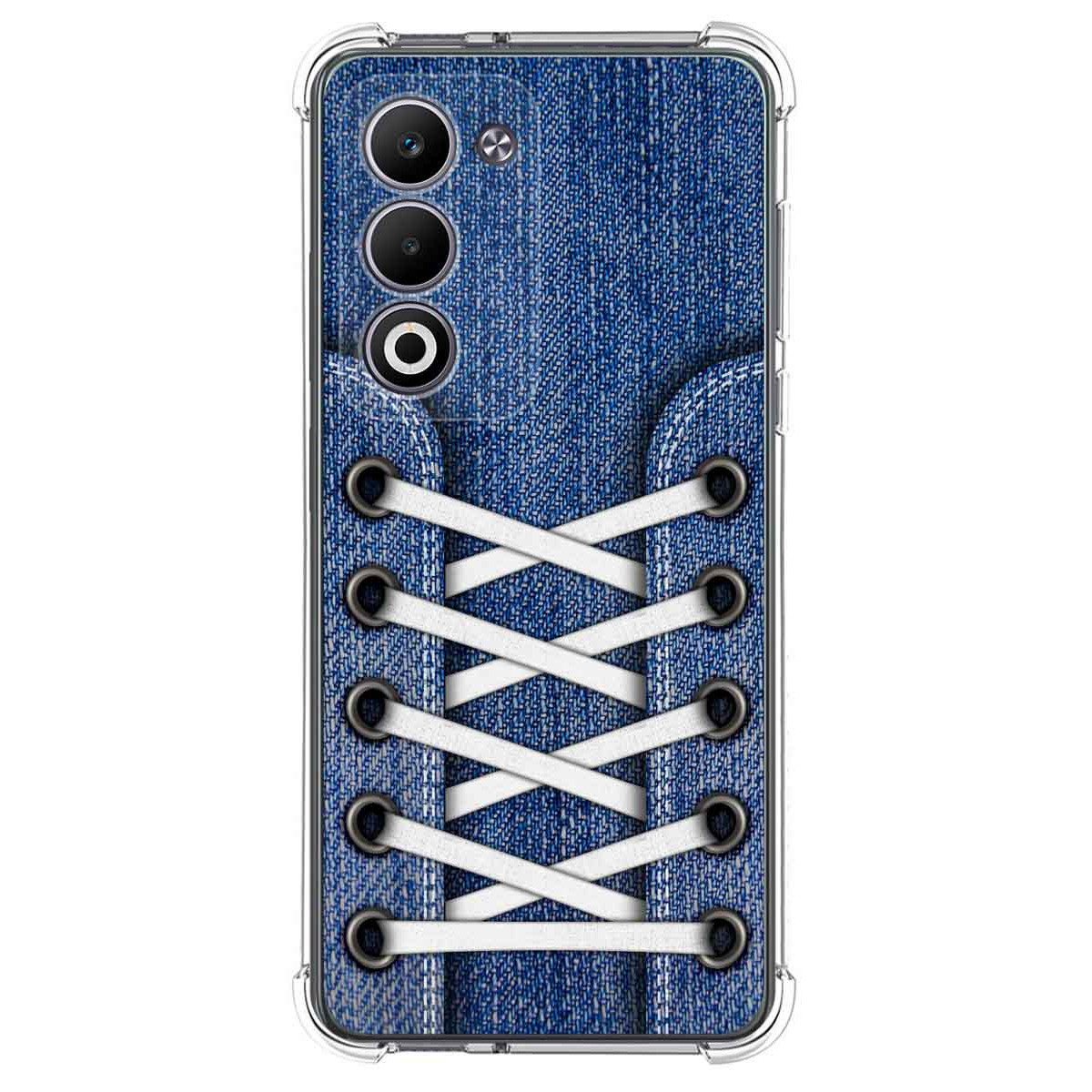 Funda Silicona Antigolpes para Oppo A5m / A5 4G / 5G diseño Zapatillas 01 Dibujos