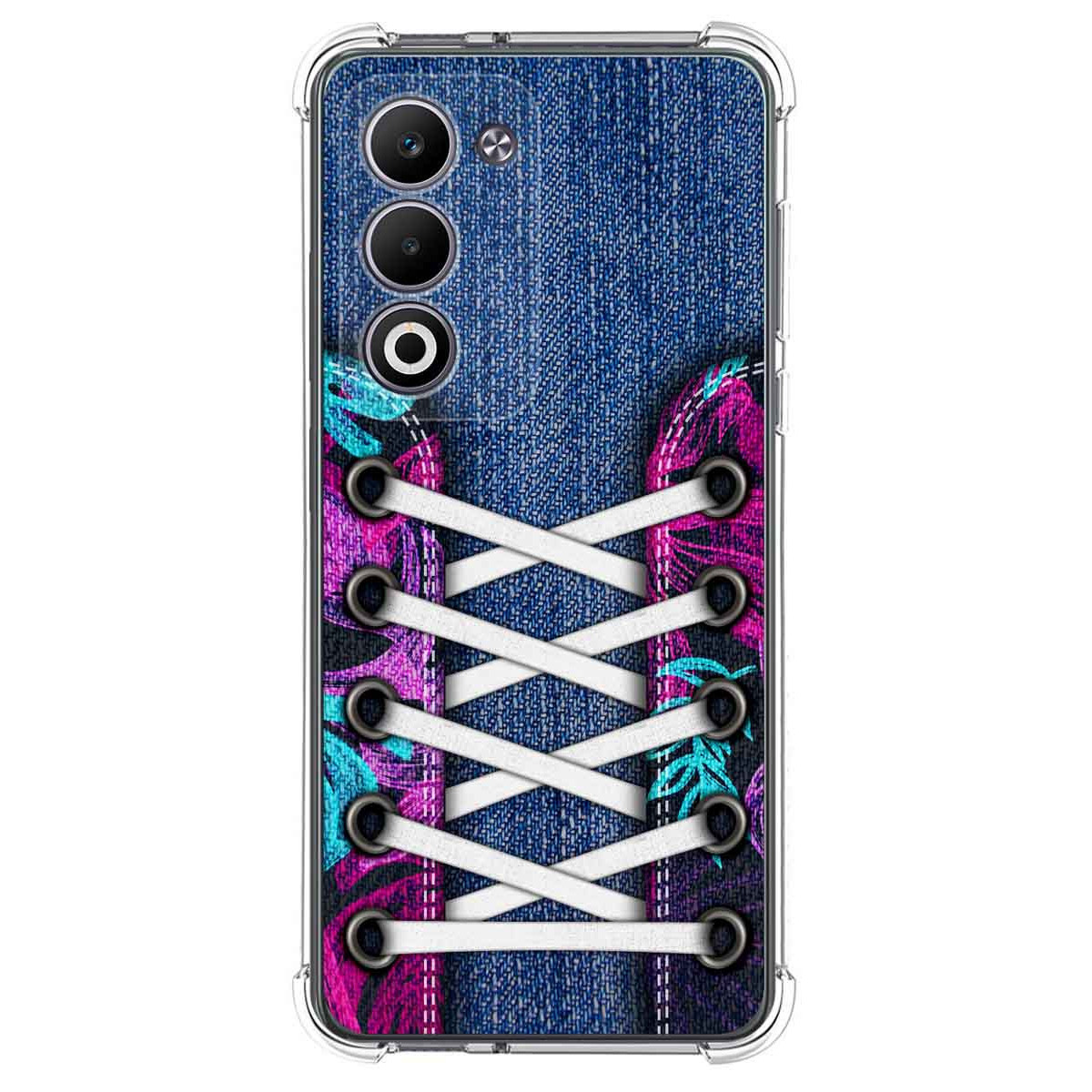 Funda Silicona Antigolpes para Oppo A5m / A5 4G / 5G diseño Zapatillas 06 Dibujos
