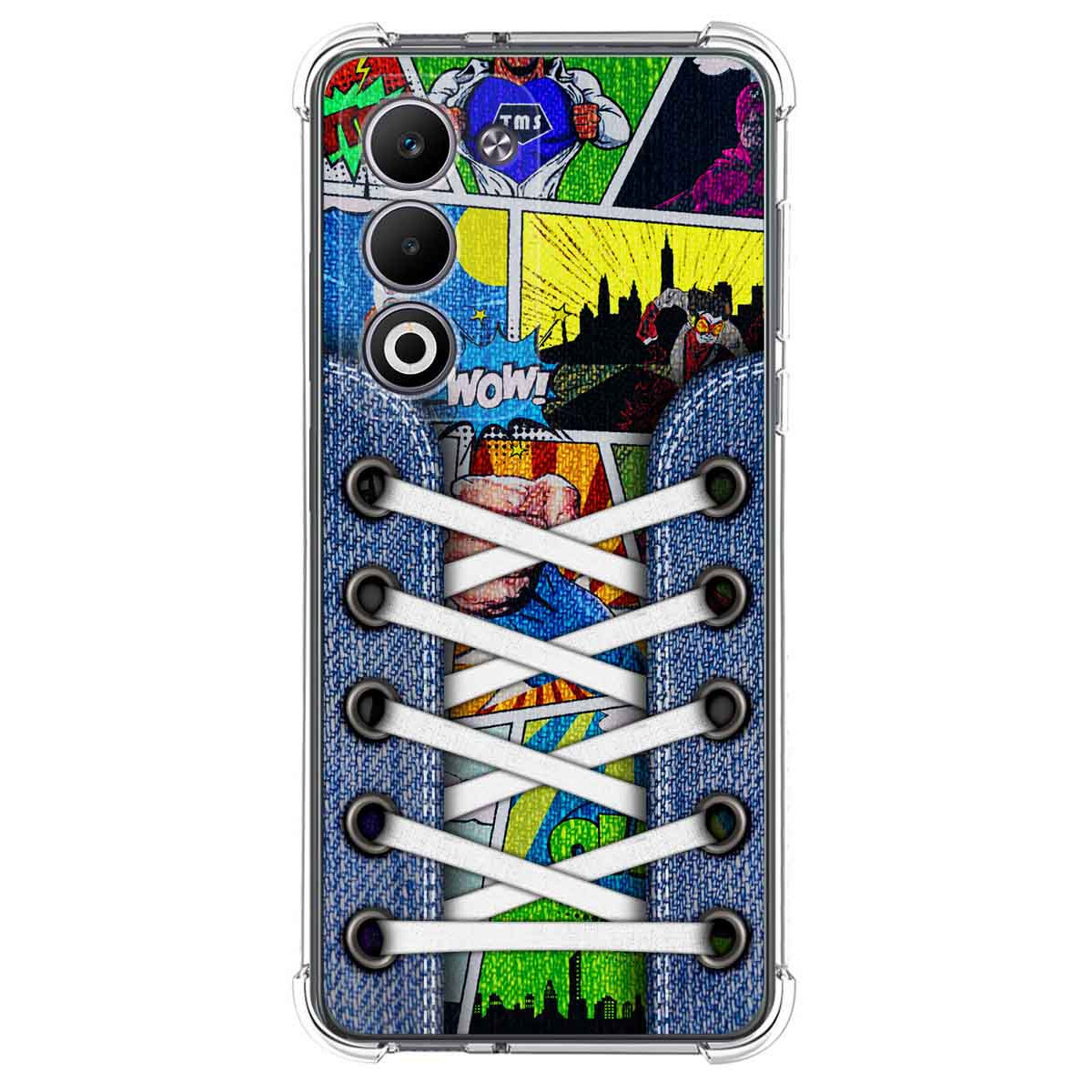 Funda Silicona Antigolpes para Oppo A5m / A5 4G / 5G diseño Zapatillas 14 Dibujos