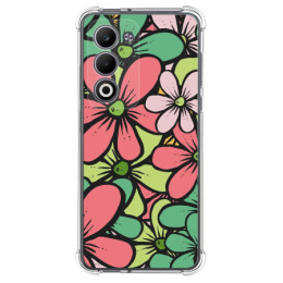 Funda Silicona Antigolpes para Oppo A5m / A5 4G / 5G diseño Flores 02 Dibujos