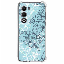 Funda Silicona Antigolpes para Oppo A5m / A5 4G / 5G diseño Flores 03 Dibujos