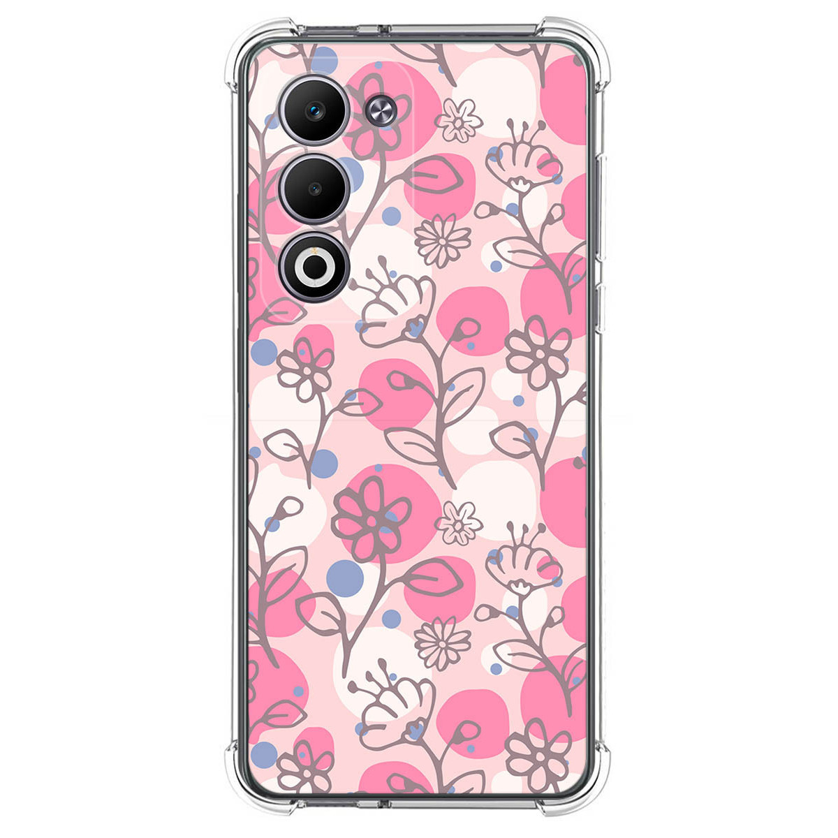 Funda Silicona Antigolpes para Oppo A5m / A5 4G / 5G diseño Flores 07 Dibujos