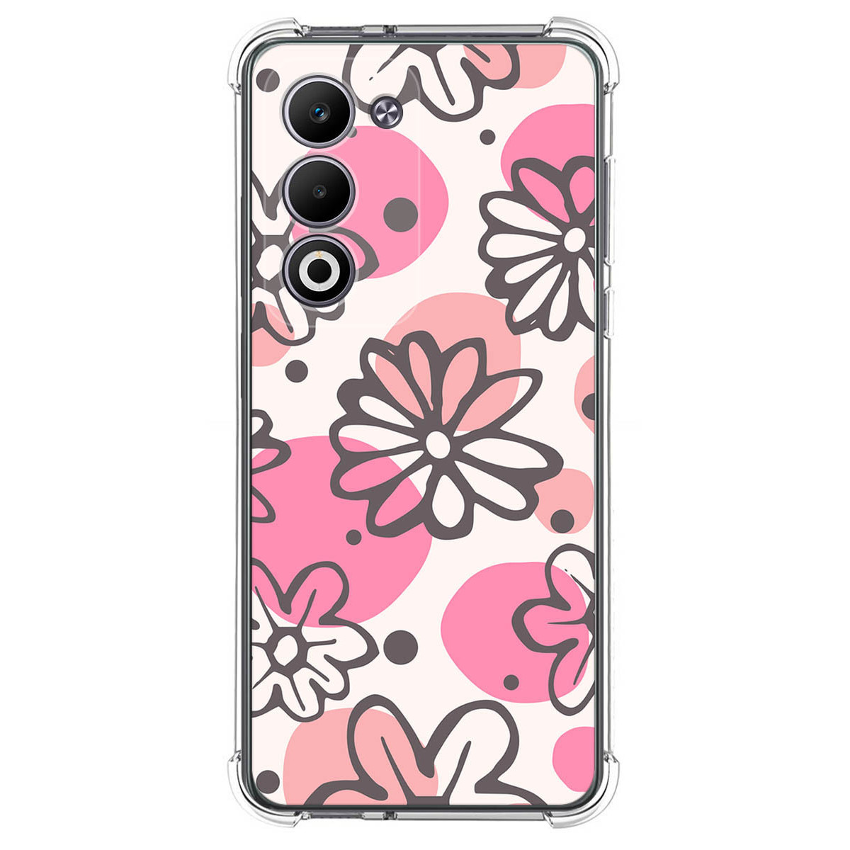 Funda Silicona Antigolpes para Oppo A5m / A5 4G / 5G diseño Flores 09 Dibujos
