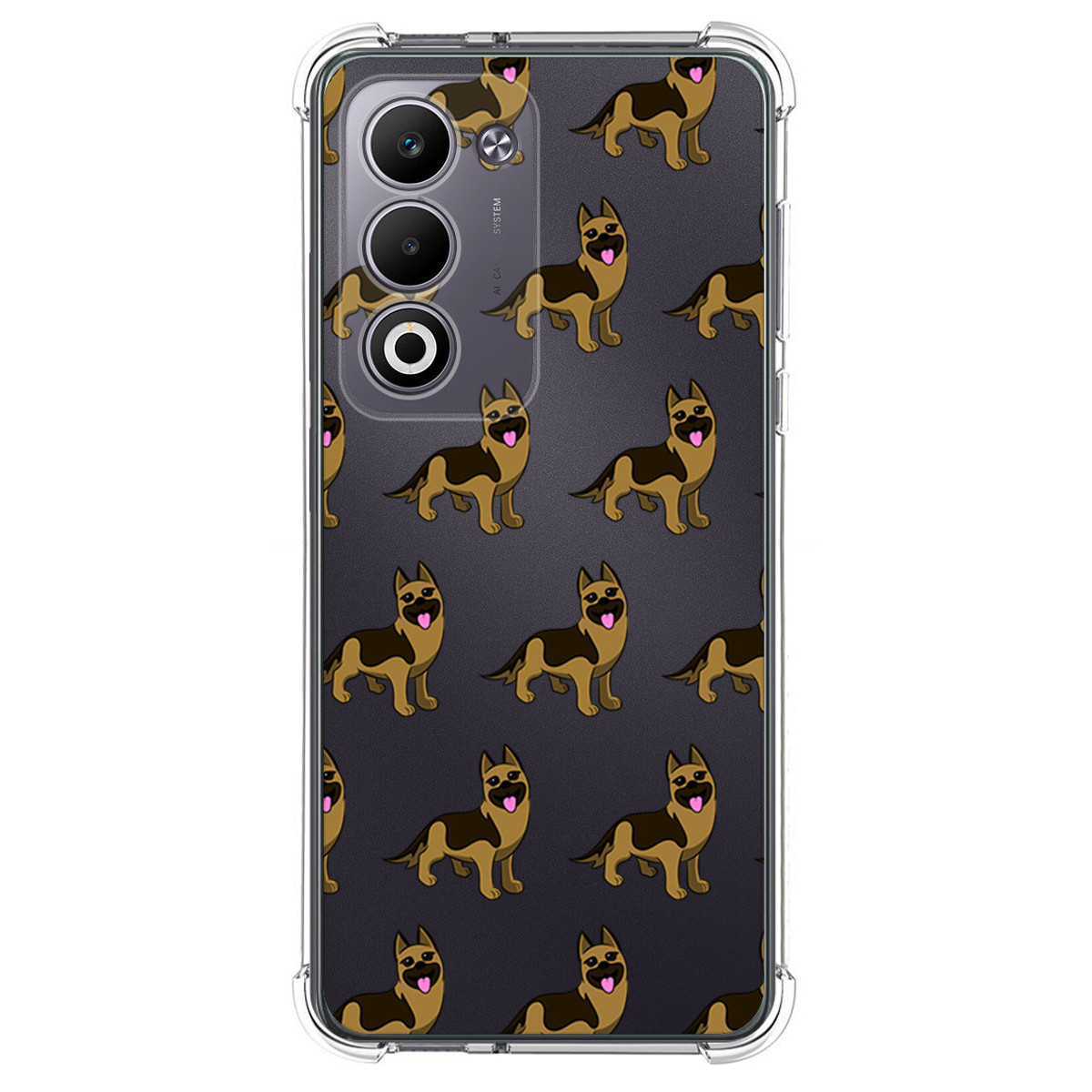 Funda Silicona Antigolpes para Oppo A5m / A5 4G / 5G diseño Perros 09 Dibujos