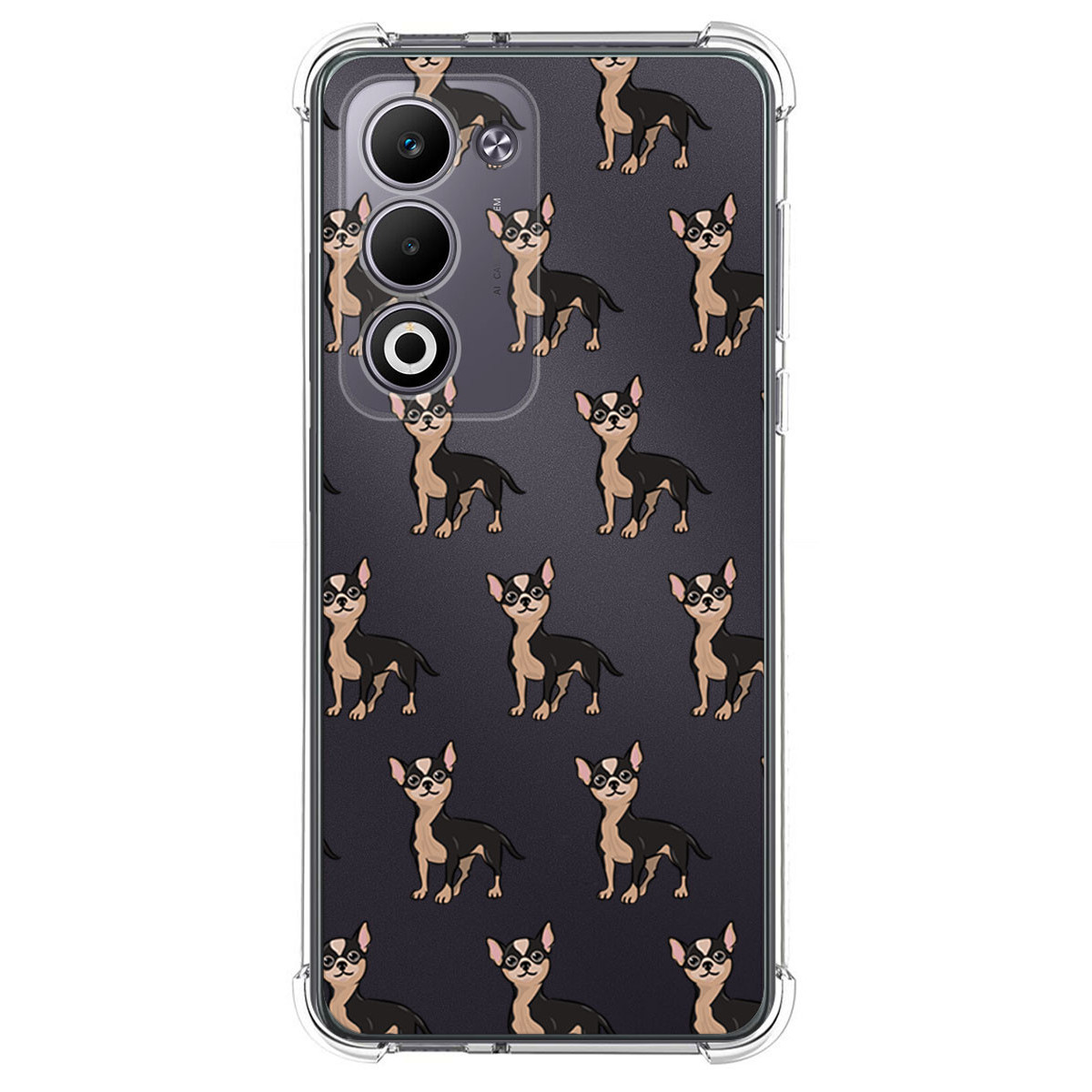 Funda Silicona Antigolpes para Oppo A5m / A5 4G / 5G diseño Perros 11 Dibujos