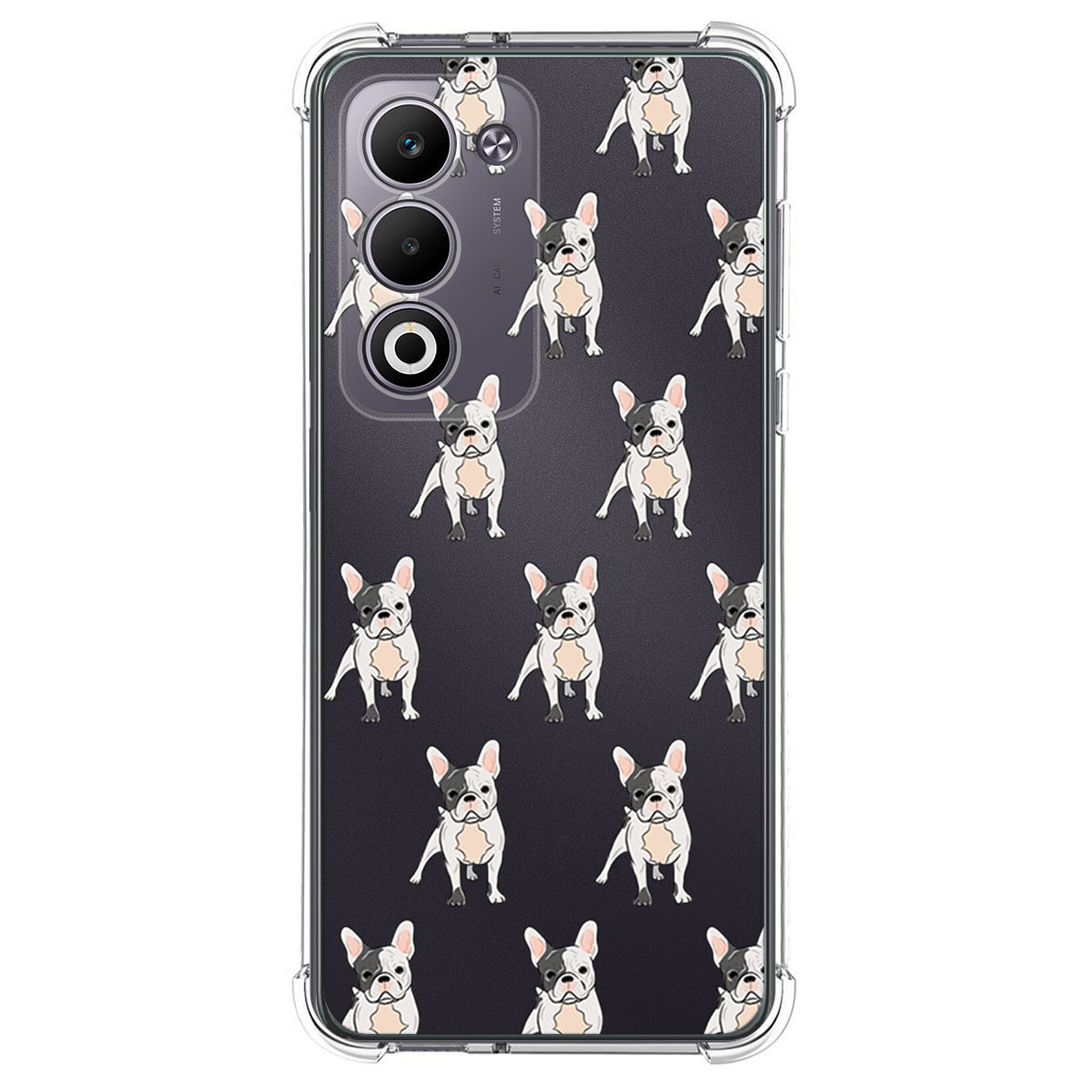 Funda Silicona Antigolpes para Oppo A5m / A5 4G / 5G diseño Perros 12 Dibujos