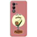 Funda Silicona Líquida Rosa para Oppo A5m / A5 4G / 5G diseño Culo Natural Dibujos