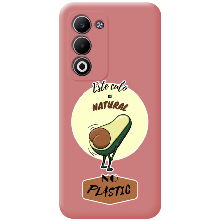 Funda Silicona Líquida Rosa para Oppo A5m / A5 4G / 5G diseño Culo Natural Dibujos