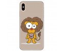 Funda Gel Tpu para Iphone XS Max Diseño Leon Dibujos