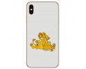 Funda Gel Tpu para Iphone XS Max Diseño Leones Dibujos