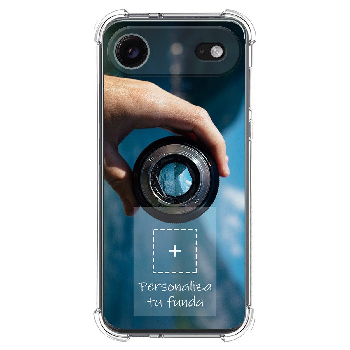 Personaliza tu Funda Silicona AntiGolpes Transparente con tu Fotografía para Iphone 17 Air (6.5) Dibujo Personalizada