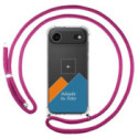 Personaliza tu Funda Colgante Transparente para Iphone 17 Air (6.5) con Cordon Rosa Fucsia Dibujo Personalizada