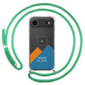 Personaliza tu Funda Colgante Transparente para Iphone 17 Air (6.5) con Cordon Verde Agua Dibujo Personalizada