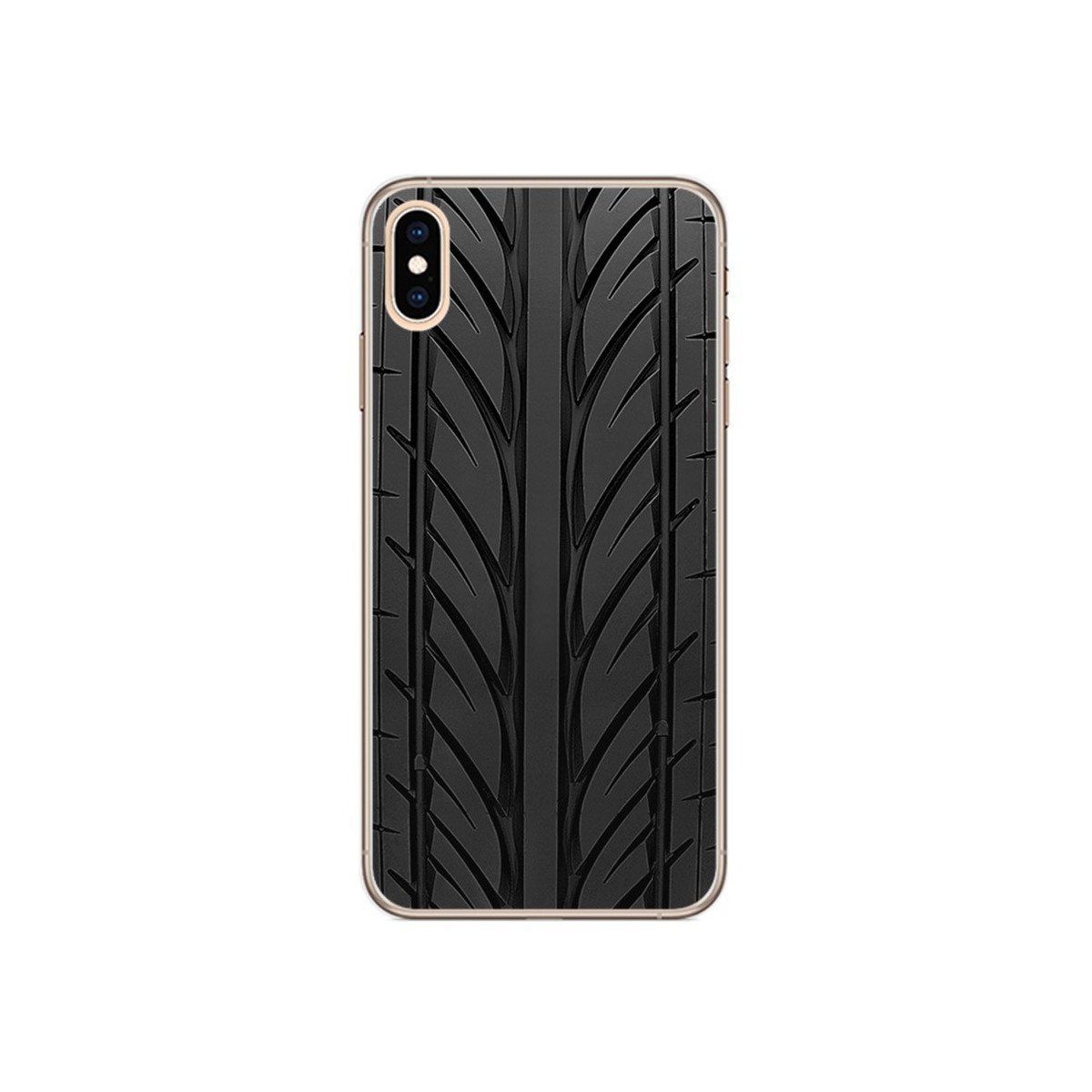 Funda Gel Tpu para Iphone XS Max Diseño Neumatico Dibujos