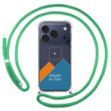 Personaliza tu Funda Colgante Transparente para Iphone 17 Pro (6.3) con Cordon Verde Agua Dibujo Personalizada