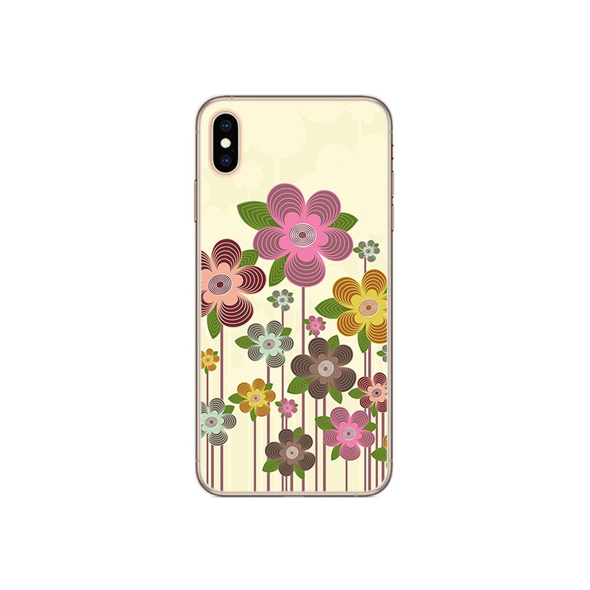 Funda Gel Tpu para Iphone XS Max Diseño Primavera En Flor Dibujos