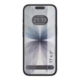 Protector Cristal Templado Completo 5D Full Glue Negro para Iphone 17 (6.3) Vidrio 2