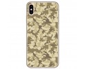 Funda Gel Tpu para Iphone XS Max Diseño Sand Camuflaje Dibujos