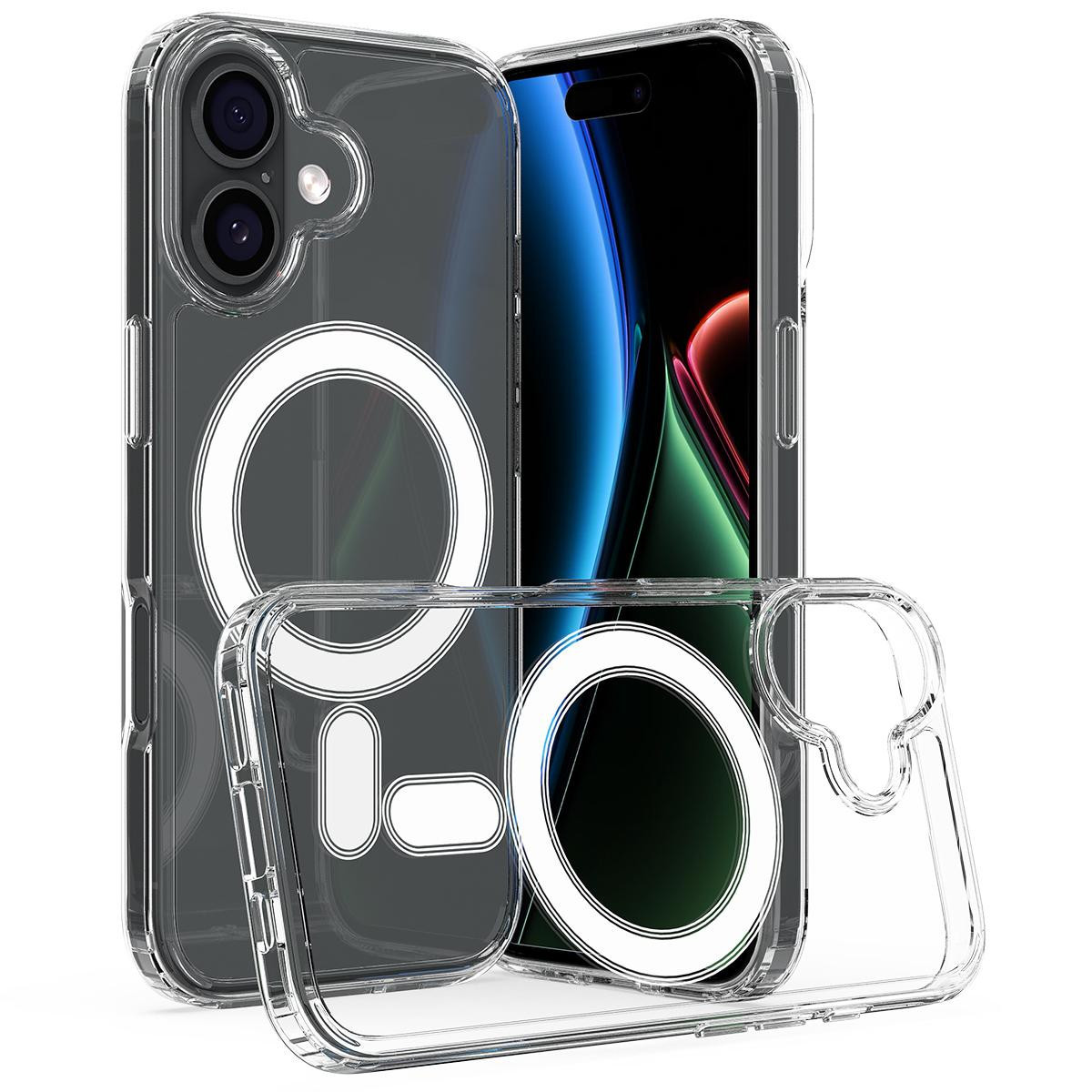 Funda Magnética Transparente para Iphone 17 (6.3)