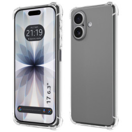 Funda Silicona Antigolpes Transparente para Iphone 17 (6.3)