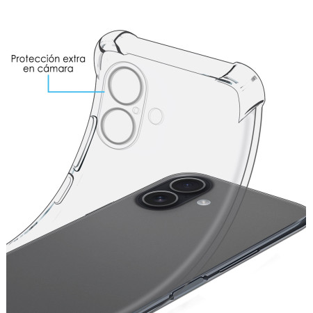 Funda Silicona Antigolpes Transparente para Iphone 17 (6.3)