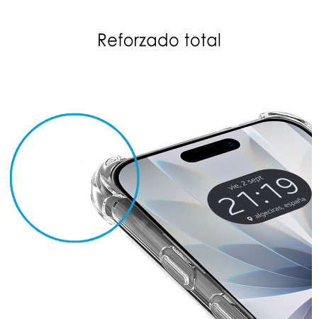 Funda Silicona Antigolpes Transparente para Iphone 17 (6.3)