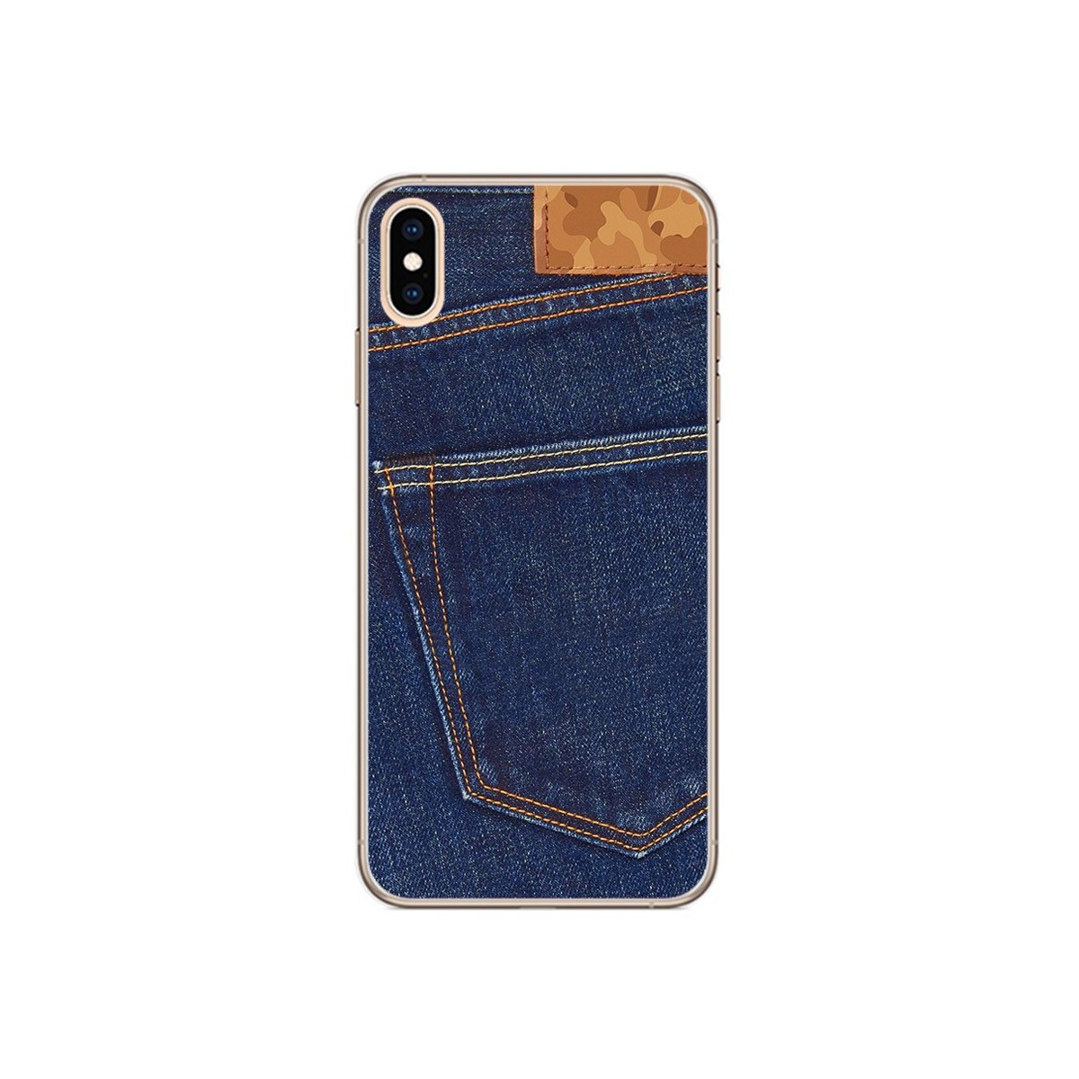 Funda Gel Tpu para Iphone XS Max Diseño Vaquero Dibujos