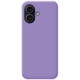 Funda Silicona Líquida Ultra Suave para Iphone 17 (6.3) color Morada 2