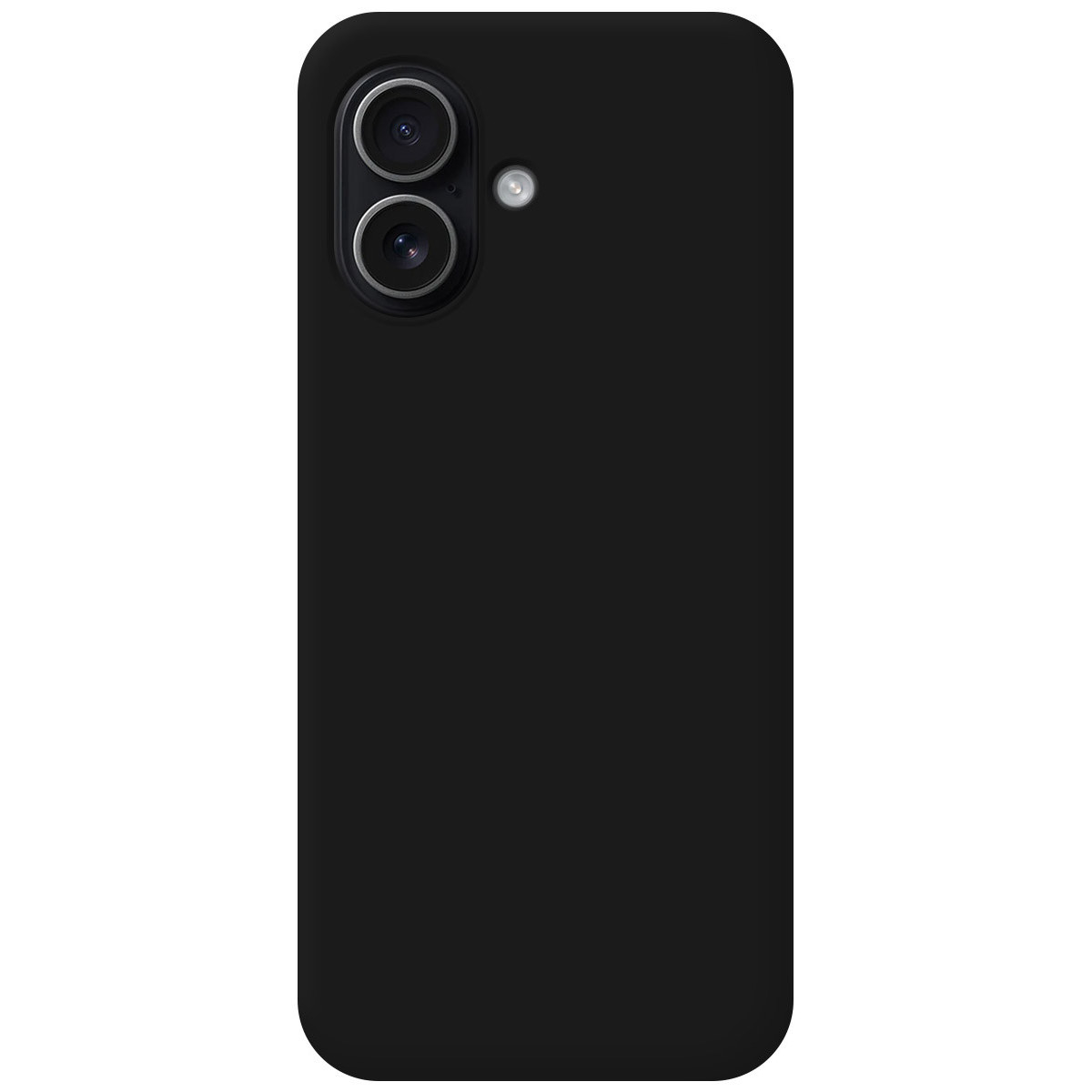 Funda Silicona Líquida Ultra Suave para Iphone 17 (6.3) color Negra