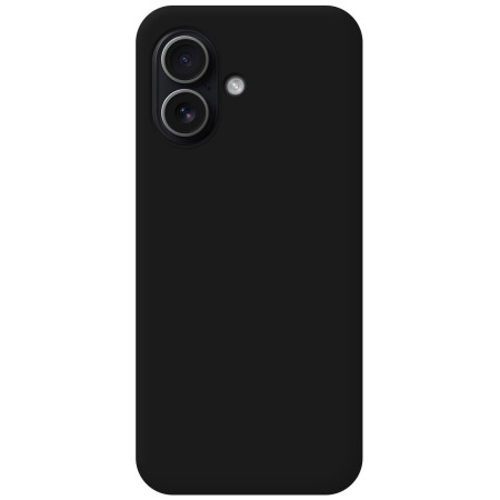 Funda Silicona Líquida Ultra Suave para Iphone 17 (6.3) color Negra