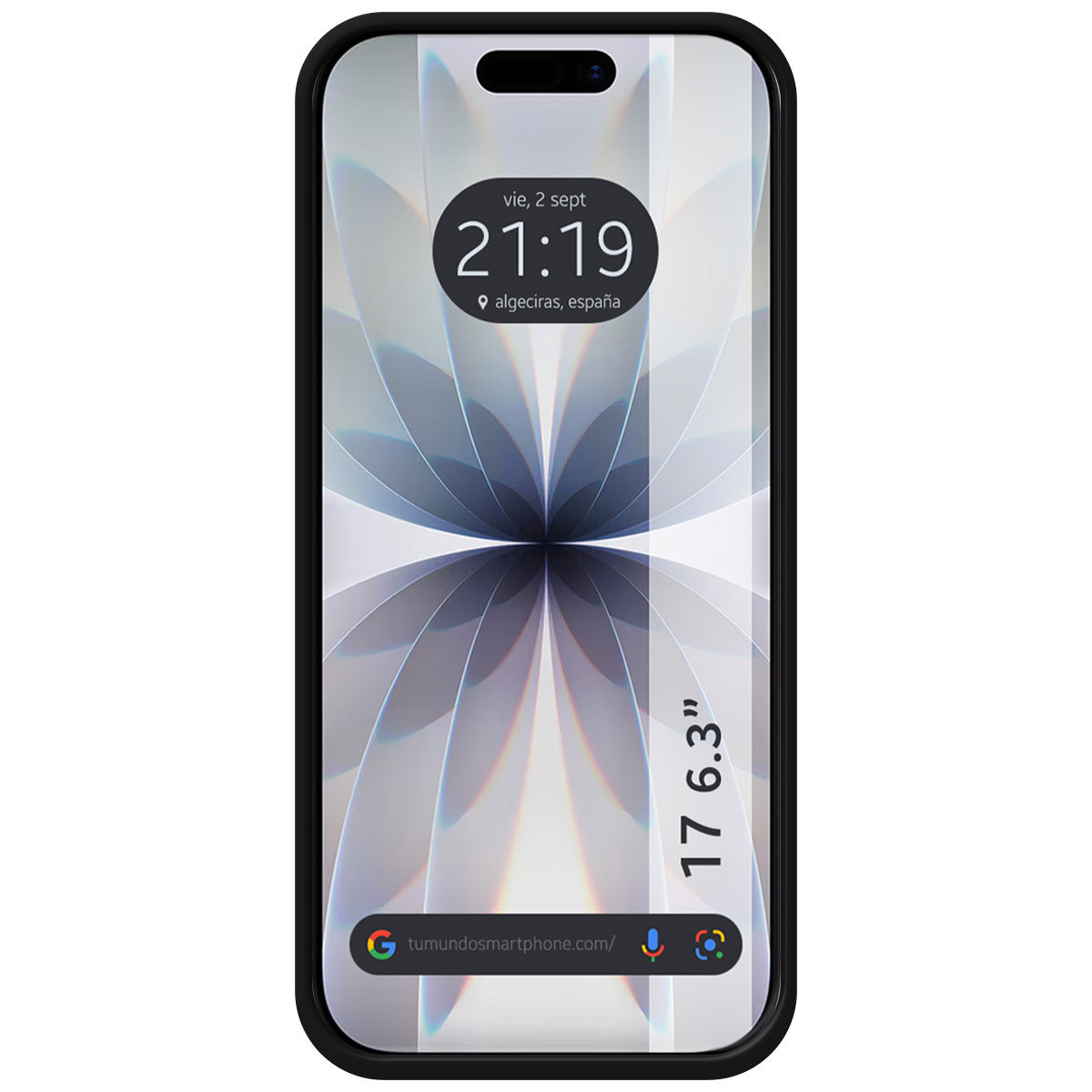 Funda Silicona Líquida Ultra Suave para Iphone 17 (6.3) color Negra