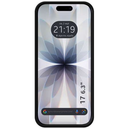 Funda Silicona Líquida Ultra Suave para Iphone 17 (6.3) color Negra