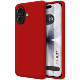 Funda Silicona Líquida Ultra Suave para Iphone 17 (6.3) color Roja