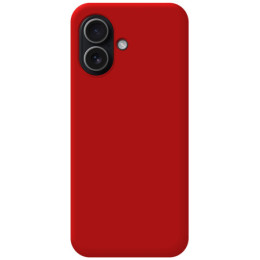 Funda Silicona Líquida Ultra Suave para Iphone 17 (6.3) color Roja 2