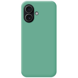 Funda Silicona Líquida Ultra Suave para Iphone 17 (6.3) color Verde 2