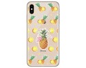 Funda Gel Transparente para Iphone XS Max Diseño Piña Dibujos
