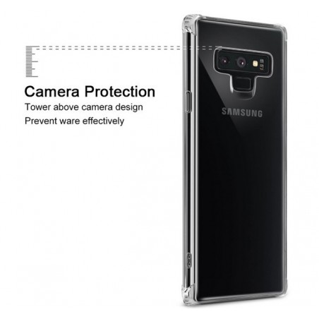 Funda Gel Tpu Anti-Shock Transparente para Samsung Galaxy Note 9