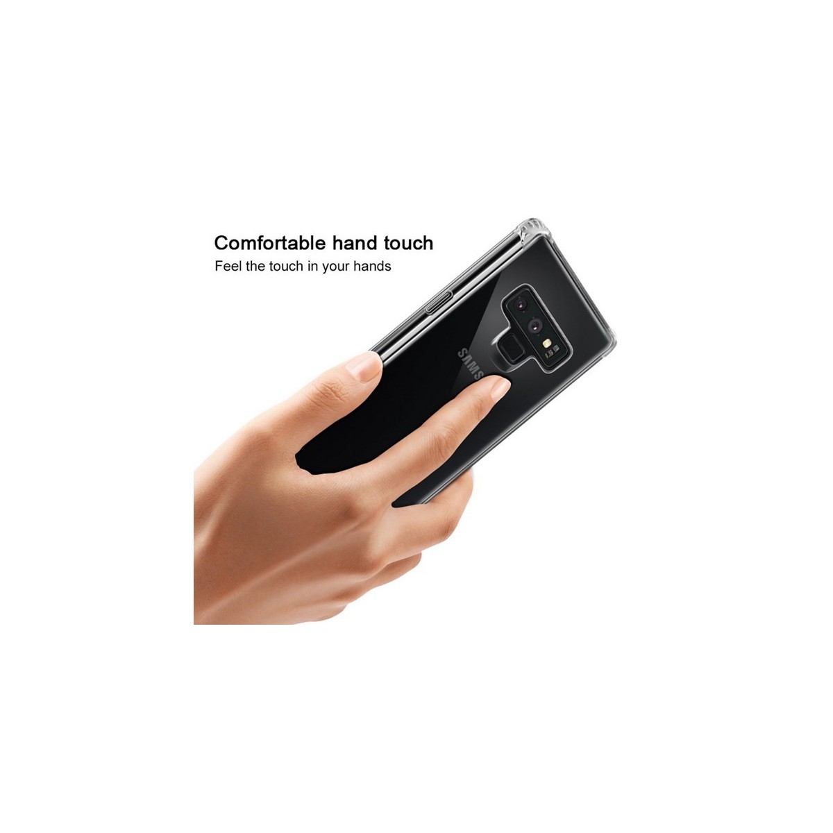 Funda Gel Tpu Anti-Shock Transparente para Samsung Galaxy Note 9