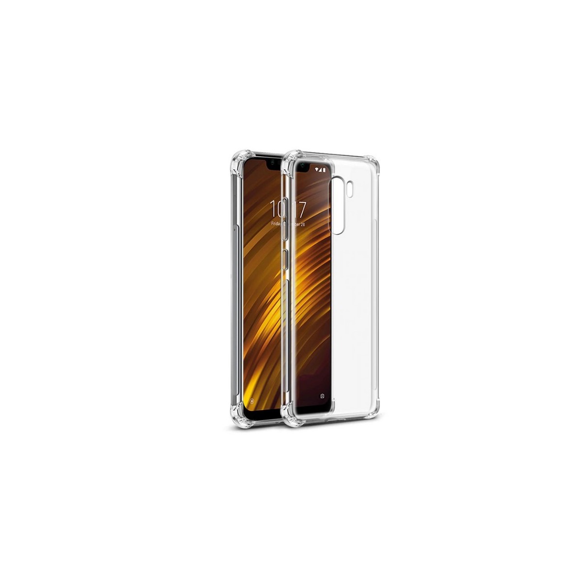 Funda Gel Tpu Anti-Shock Transparente para Xiaomi Pocophone F1