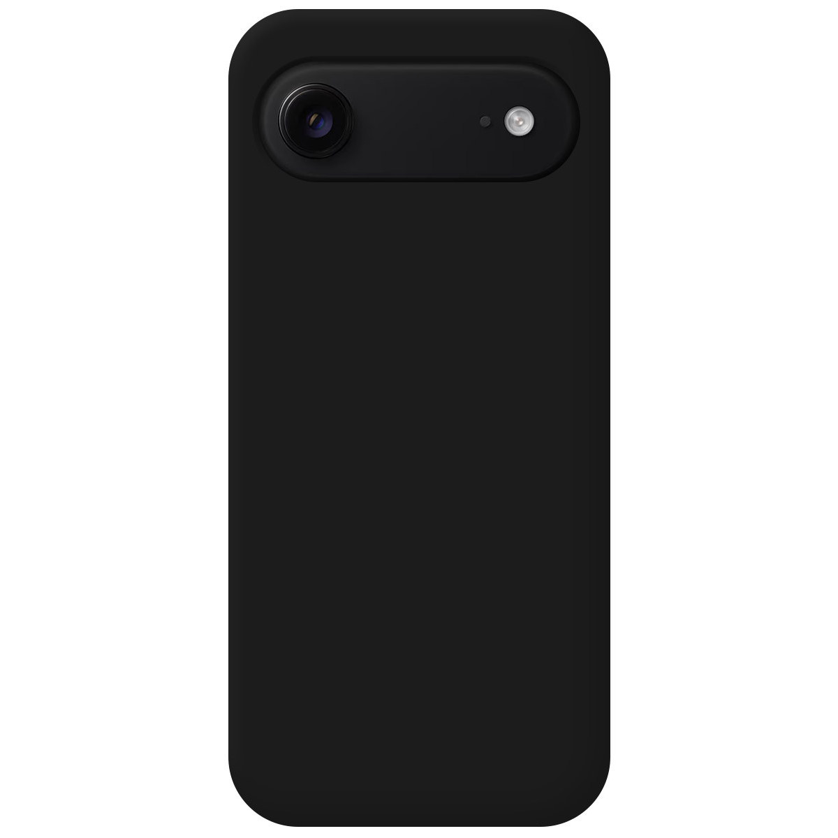 Funda Silicona Líquida Ultra Suave para Iphone 17 Air (6.5) color Negra