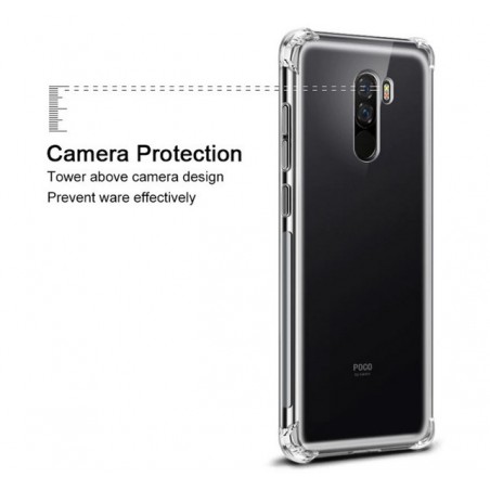 Funda Gel Tpu Anti-Shock Transparente para Xiaomi Pocophone F1