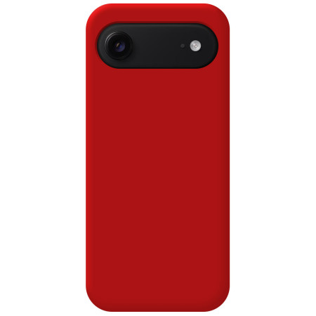 Funda Silicona Líquida Ultra Suave para Iphone 17 Air (6.5) color Roja