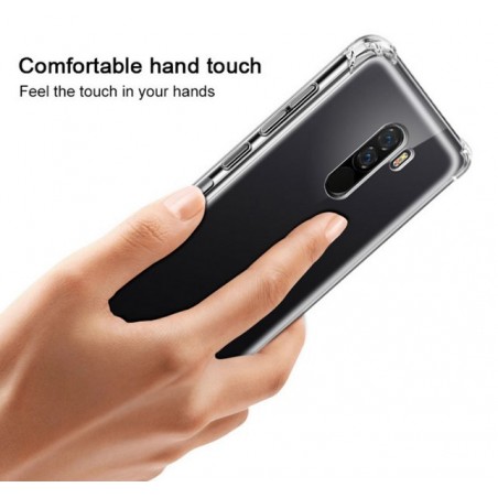 Funda Gel Tpu Anti-Shock Transparente para Xiaomi Pocophone F1